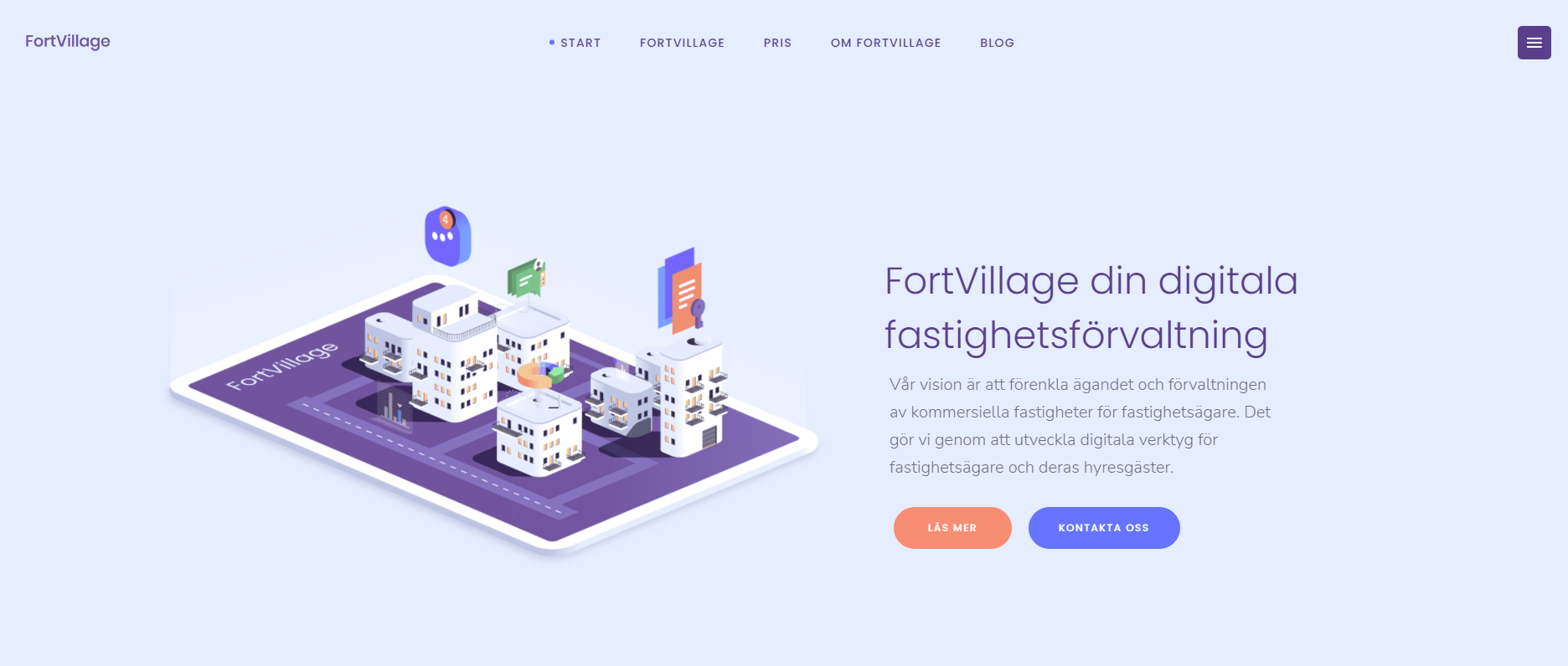 FortVillage landingpage